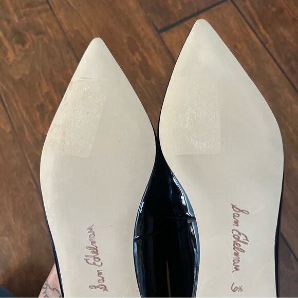 Sam Edelman Wanda Pointed Toe Flats in Black - Picture 4 of 6